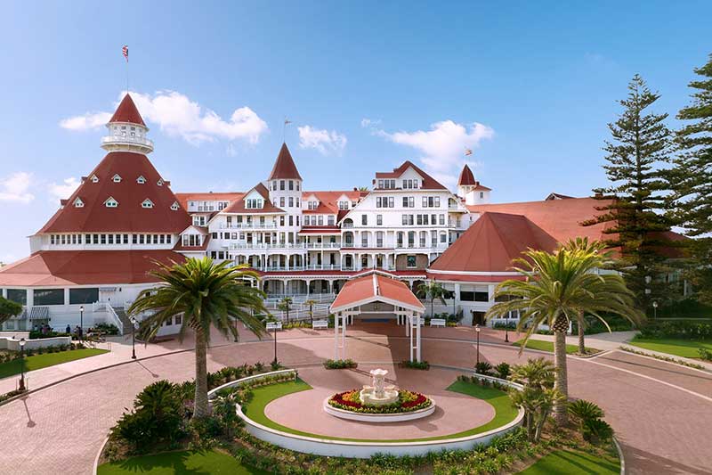 Overview of the Hotel del Coronado