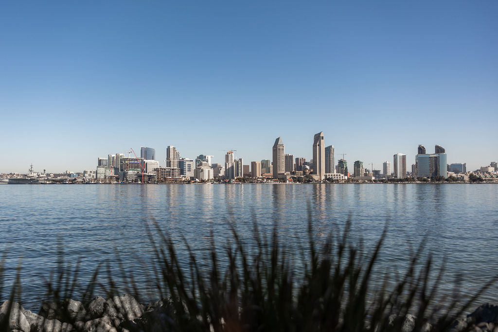 San Diego skyline view from Coronado, where home insurance is a key consideration for luxury real estate