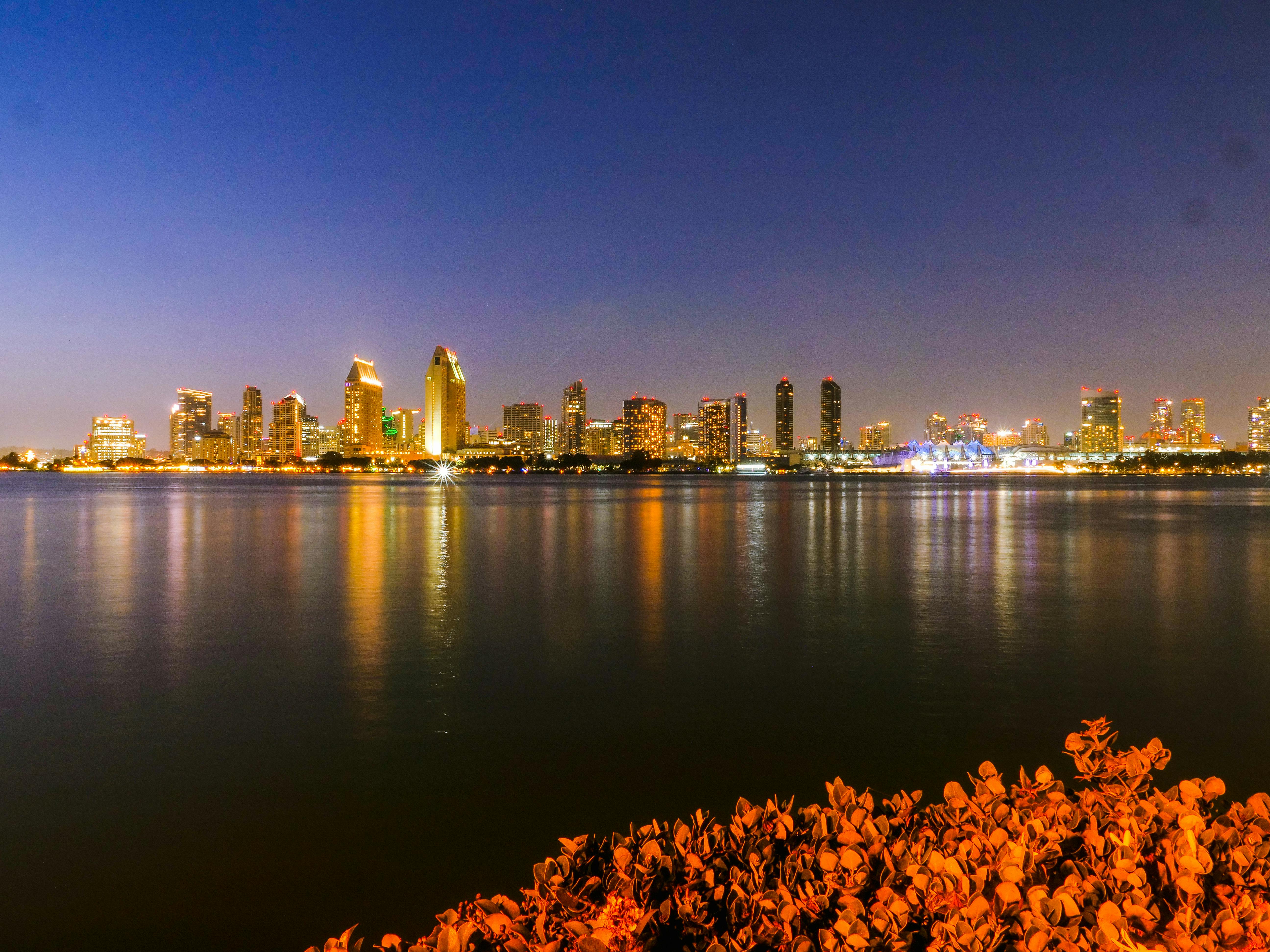 San Diego Bay as seen from Coronado island