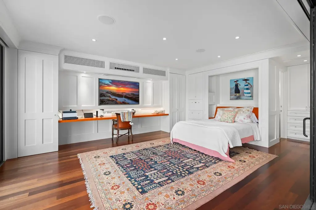 Primary bedroom suite of a staged and prepared Coronado home for sale