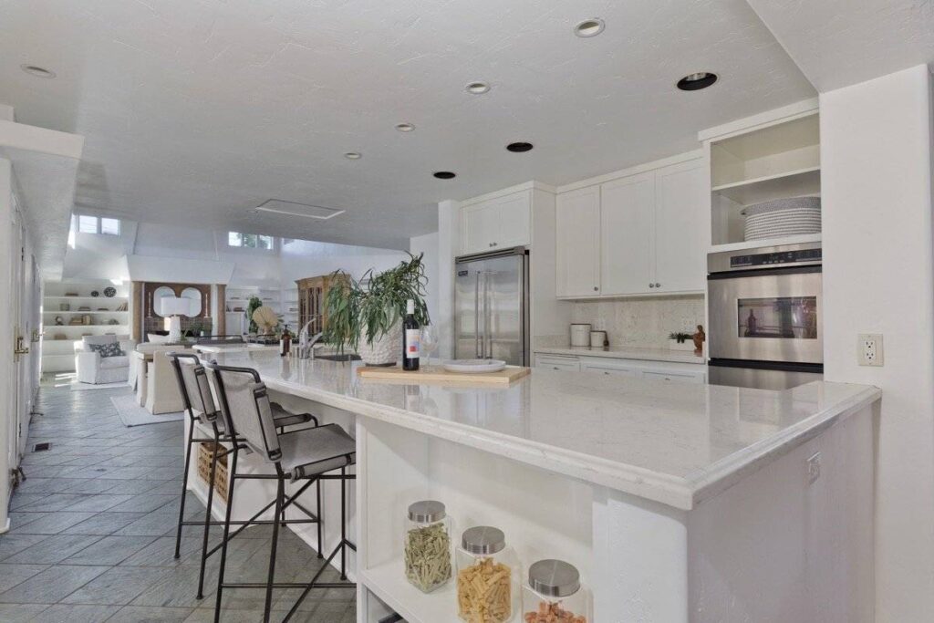 Kitchen of a luxury home sold by top Coronado Realtor Whitney Benzian